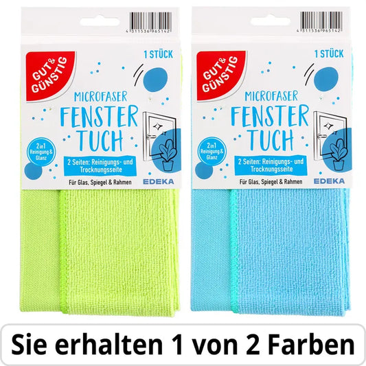 GUT&GÜNSTIG Fenstertuch Microfaser – Mikrofiber Cam Bezi