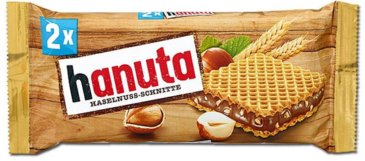 Hanuta Fındık Dilimli Gofret, Fındık Kremalı, 2'li Paket, 44 g
