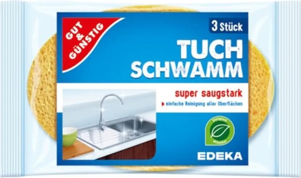 GUT&GÜNSTIG Schwammtuch 3D 3 ST – 3D Sünger Bez 3 Adet
