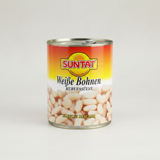 SUNTAT Weiße Bohnen Kuru Fasülye 850ml Dose