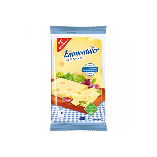 GUT&GÜNSTIG Emmentaler am Stück 45% 400 g / Emmentaler Parça %45 400 g