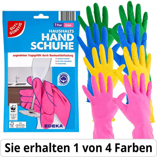 GUT&GÜNSTIG Haushaltshandschuhe Größe S – Ev Temizlik Eldiveni S Beden