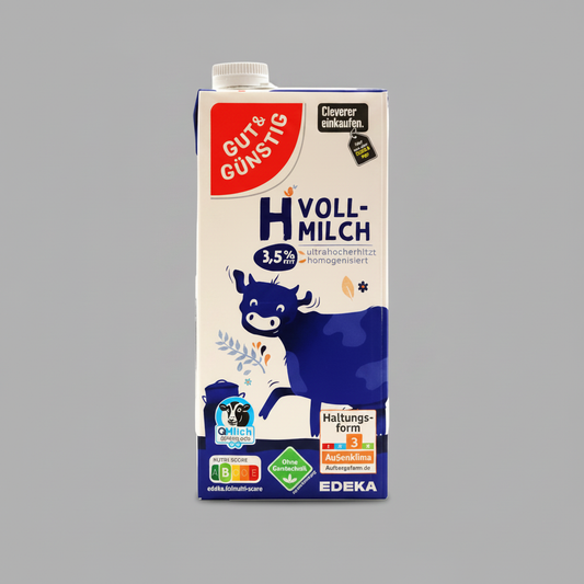 GUT&GÜNSTIG H-Vollmilch - Canlı İnek