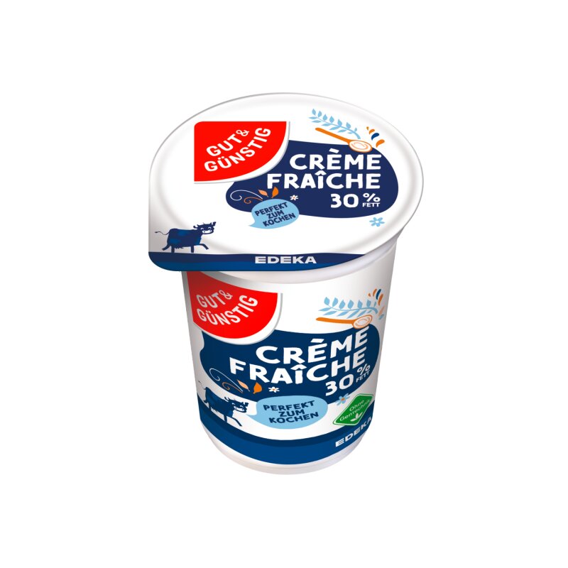 GUT&GÜNSTIG Crème fraîche natur 200 g / Sade Crème Fraîche Eksi Krema %30 200 g