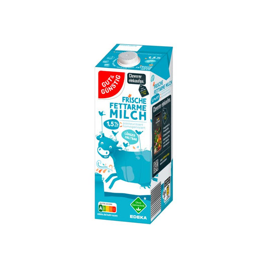 GUT&GÜNSTIG ESL-Milch 1,5% 1 l / ESL Uzun Ömürlü Taze Süt %1,5 1 l