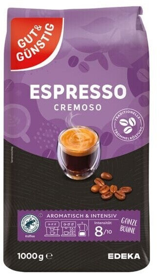 GUT&GÜNSTIG Espresso ganze Bohnen 1000 g / GUT&GÜNSTIG Tam Çekirdek Espresso Kahve 1000 g