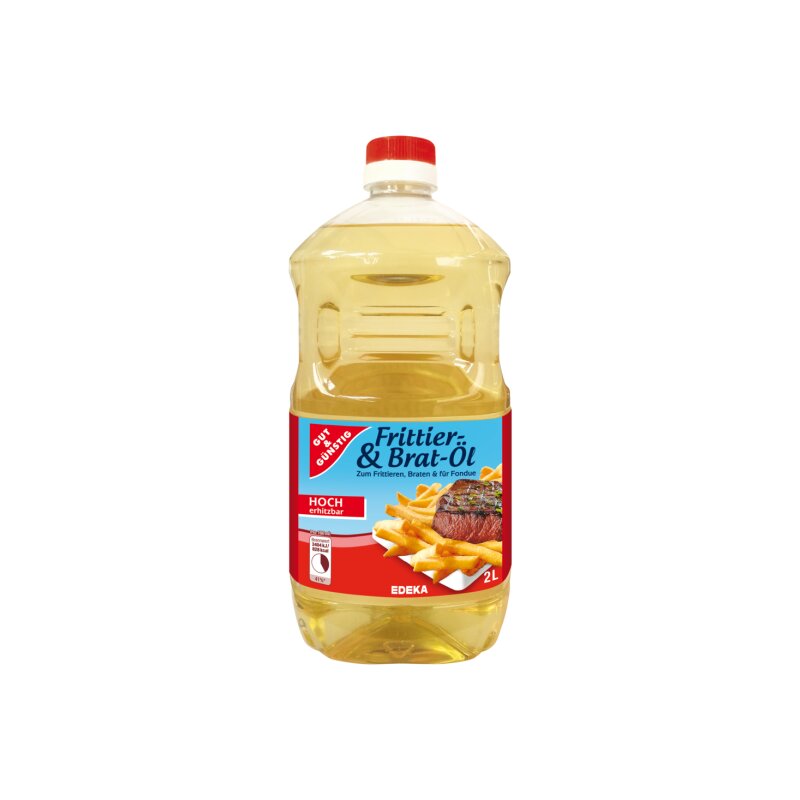 GUT&GÜNSTIG Frittier- und Bratöl 2 l / Kızartma ve Kavurma Yağı 2 l