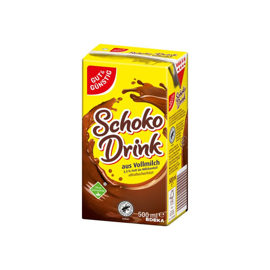 GUT&GÜNSTIG H-Schokodrink 3,5% 500 ml / UHT Çikolatalı Süt İçeceği %3,5 500 ml