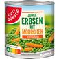 GUT&GÜNSTIG Junge Erbsen+Möhrchen extra fein 800 g / GUT&GÜNSTIG Ekstra İnce Taze Bezelye ve Havuç Konservesi 800 g