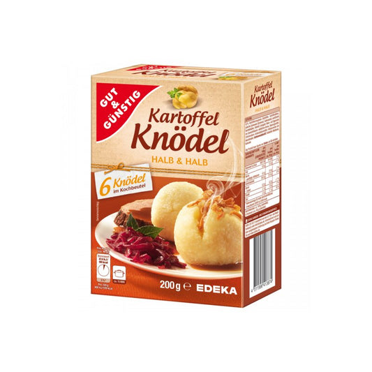 GUT&GÜNSTIG Kartoffel-Knödel Halb & Halb 6er 200 g / Patates Köftesi Yarı Yarıya 6’lı 200 g