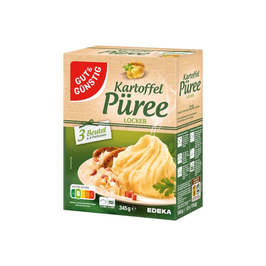 GUT&GÜNSTIG Kartoffel-Püree 3x4 Portionen 345 g / Patates Püresi 3x4 Porsiyon 345 g
