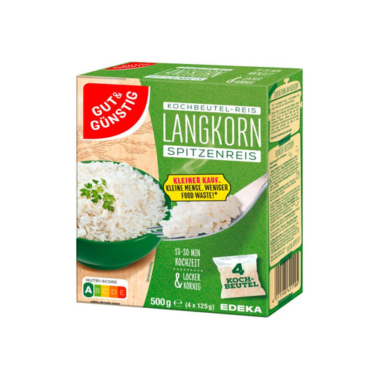 GUT&GÜNSTIG Langkorn-Spitzenreis Kochbeutel 500 g / Uzun Taneli Pirinç Pişirme Torbalı 500 g