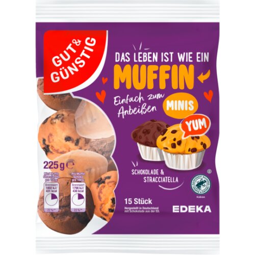 GUT&GÜNSTIG Mini Muffins 225 g / GUT&GÜNSTIG Mini Muffin 225 g
