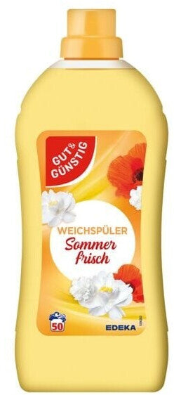 GUT&GÜNSTIG Weichspüler Sommerfrisch 50 WL 1,5 L - Yaz Tazeliği Çamaşır Yumuşatıcı 50 YL 1,5 L