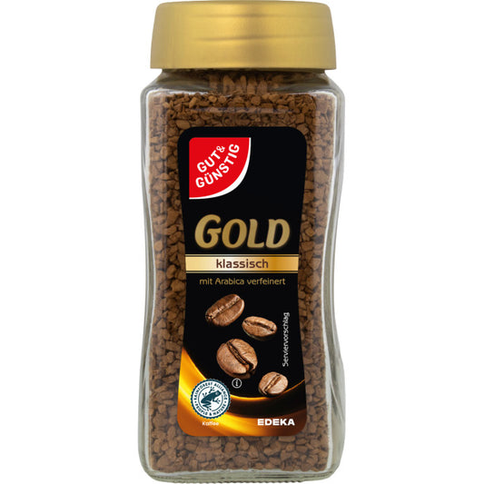 GUT&GÜNSTIG Instantkaffee Gold 100 g / GUT&GÜNSTIG Hazır Kahve Gold 100 g