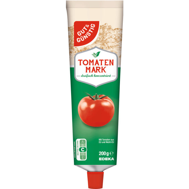 GUT&GÜNSTIG Tomatenmark Tube Dreifach Konzentriert 200 g