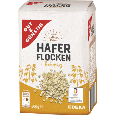 GUT&GÜNSTIG Haferflocken kernig 500 g / Kalın Yulaf Ezmesi 500 g