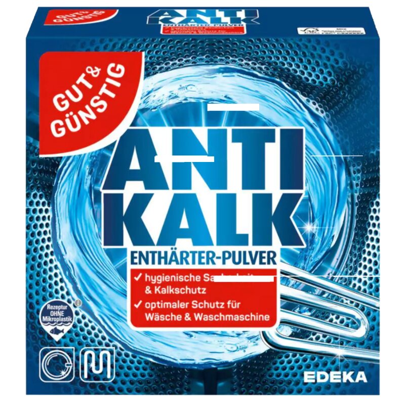 GUT&GÜNSTIG Anti-Kalk Pulver 900 g - Kireç Önleyici Toz 900 g
