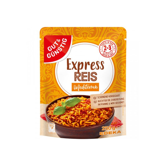 GUT&GÜNSTIG Expressreis Mediterran 250 g / Akdeniz Aromalı Ekspres Pilav 250 g
