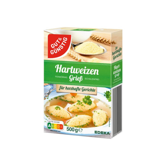 GUT&GÜNSTIG Hartweizengrieß 500 g / Durum Buğdayı İrmiği 500 g