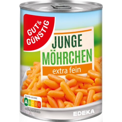 GUT&GÜNSTIG Möhren extra fein 400 g / GUT&GÜNSTIG Ekstra İnce Havuç Konservesi 400 g