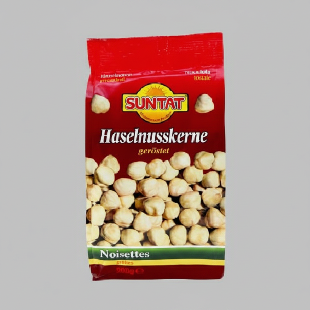 Haselnüsse - Kodsuz Gri Arka Plan