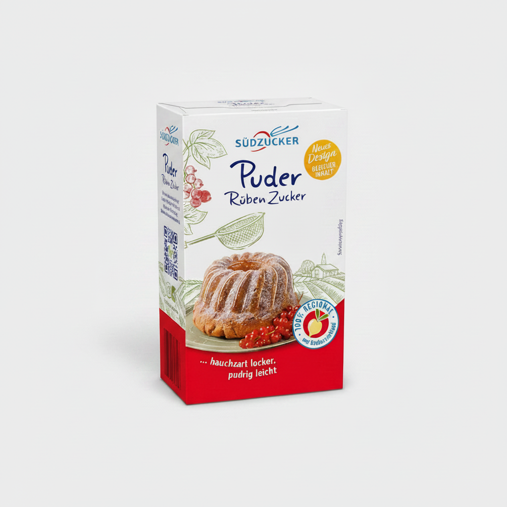 Südzucker Puder Rübenzucker 250g