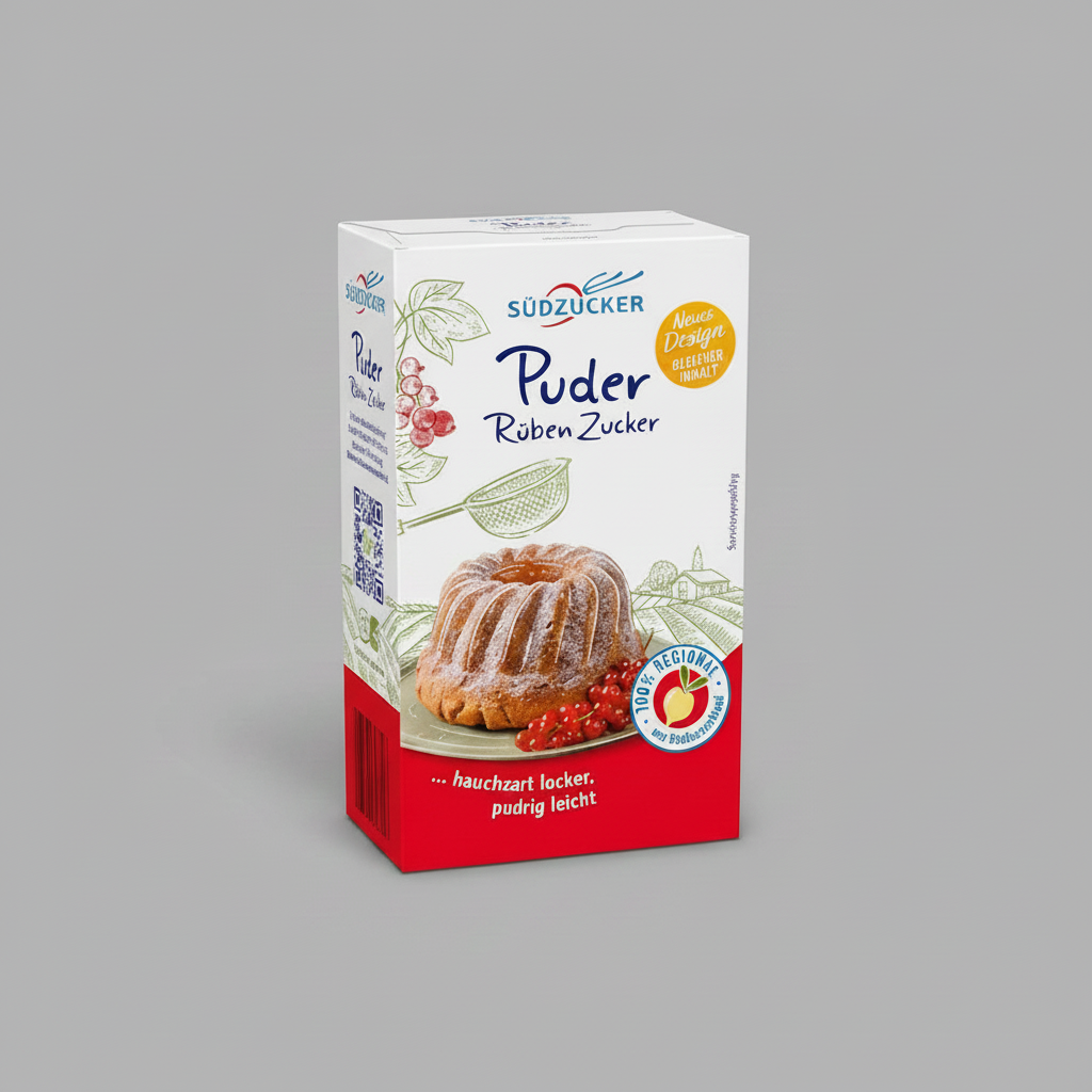 Südzucker Puder Rübenzucker 250g Puderzucker