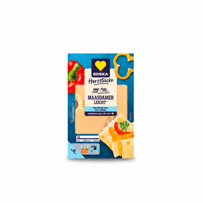 EDEKA Herzstücke Maasdamer Scheiben leicht 30% Fett 175g