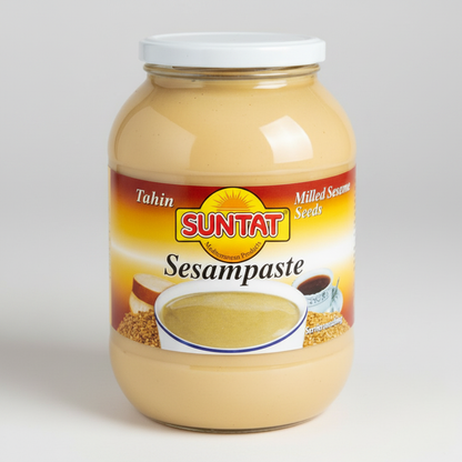 SUNTAT Tahin Sesampaste 1500ml 1550g Glas