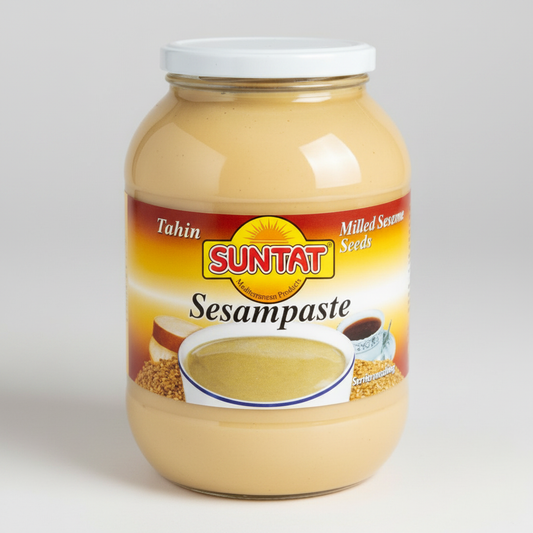 SUNTAT Tahin Sesampaste 1500ml 1550g Glas