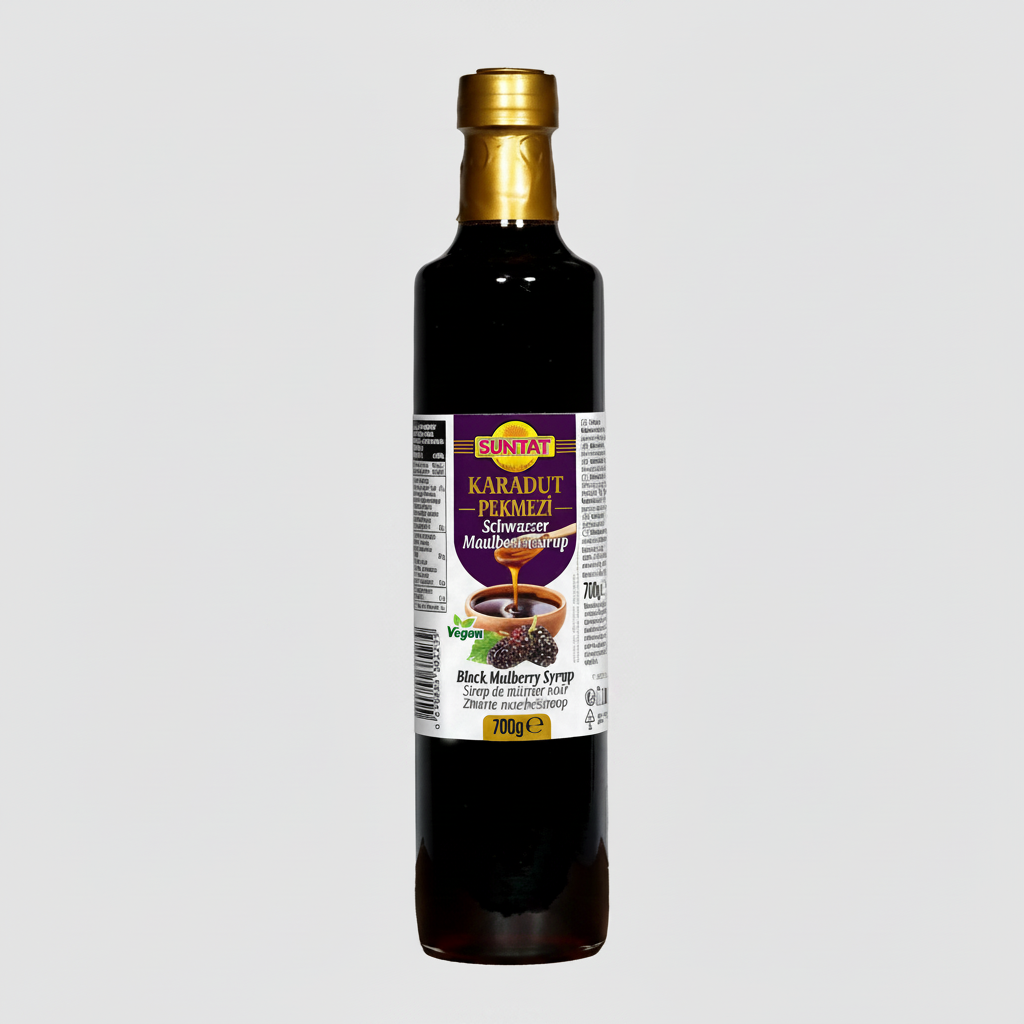 SUNTAT Karadut Pekmezi Schwarzer Maulbeerensirup 700g