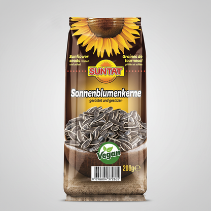 SUNTAT schwarze Sonnenblumenkerne gemahlen 200g