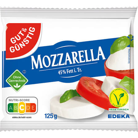 GUT&GÜNSTIG Mozzarella 45% 200 g / Mozzarella Topu 45% 200 g