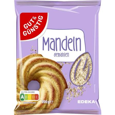 GUT&GÜNSTIG Mandeln gemahlen 200 g / Öğütülmüş Badem 200 g