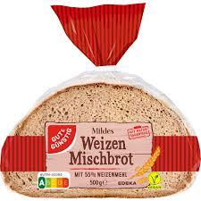 GUT&GÜNSTIG Mildes Weizenmischbrot 500 g / GUT&GÜNSTIG Hafif Buğday Karışımlı Ekmek 500 g