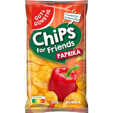 GUT&GÜNSTIG Kartoffelchips Paprika 200 g / GUT&GÜNSTIG Biberli Patates Cipsi 200 g