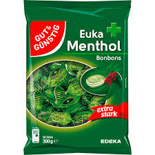 GUT&GÜNSTIG Euka Menthol Bonbon 300 g / GUT&GÜNSTIG Okalitüslü Mentol Şekeri 300 g