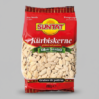 Kürbiskerne - Gri Arka Plan