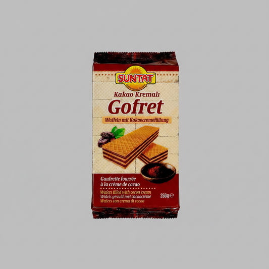 Kakao Gofret - Gri Arka Plan