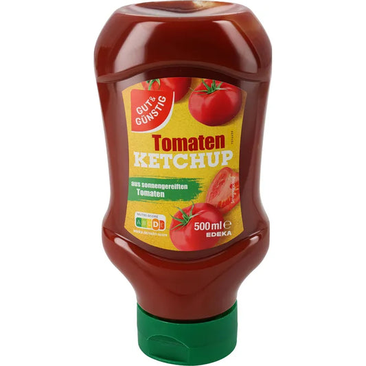 GUT&GÜNSTIG Tomatenketchup Klassischer Ketchup mit 72% Tomatenmarkanteil 500 ml
