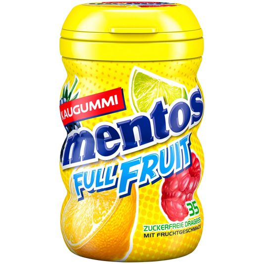Mentos Gum Full Fruit Sakız Şekersiz 3 Çeşit 70 g