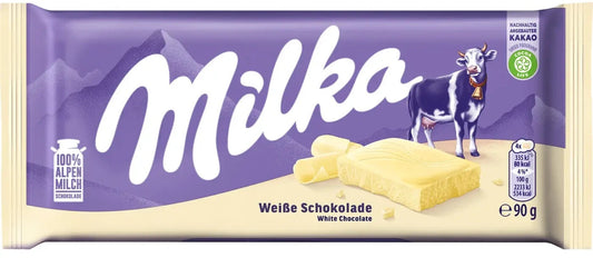 Milka Weisse Schokoladentafel 90 g / Milka Beyaz Cikolata Tableti 90 g