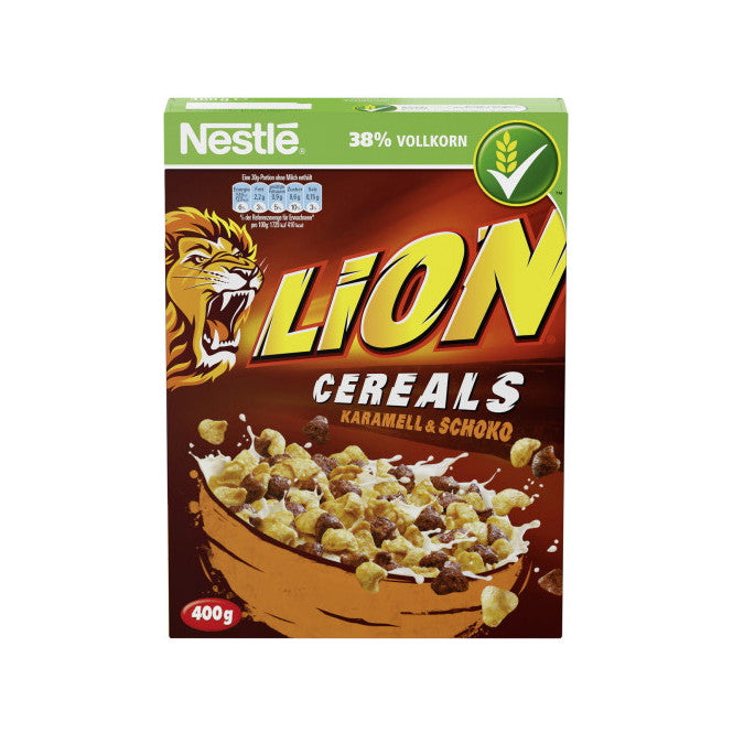 Lion Cereal Frühstückscerealien Karamell & Schokolade 400 g