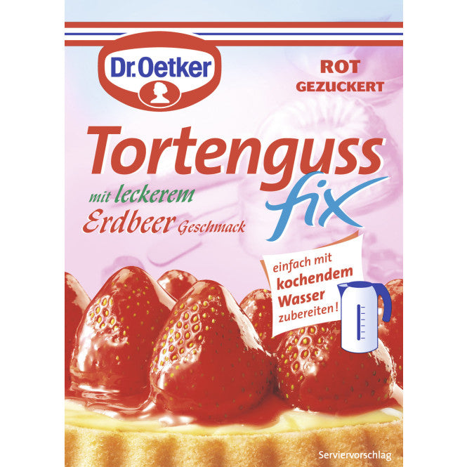 Dr. Oetker Tortenguss Fix Erdbeer 50 g