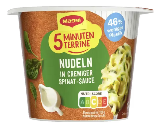 Maggi 5 Minute Cup Noodles Spinach-Cream Sauce 50 g