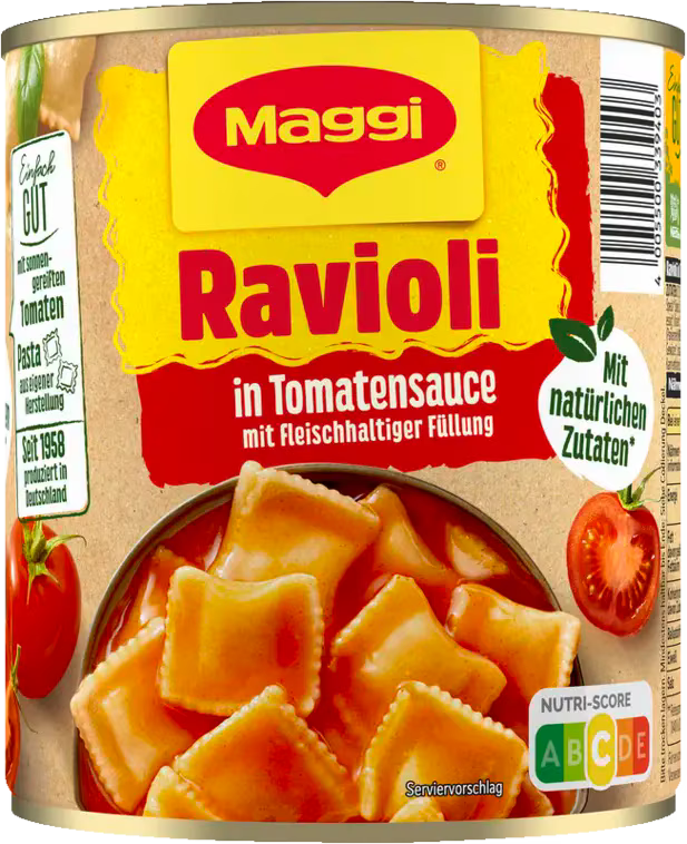 Maggi Ravioli in Tomatensoße Konserve 800 g