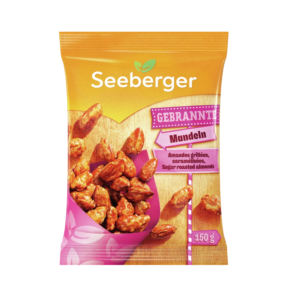 Seeberger Mandeln gebrannt m. Zuckerkruste 150 g / Seeberger Sekerli Kavrulmus Badem 150 g