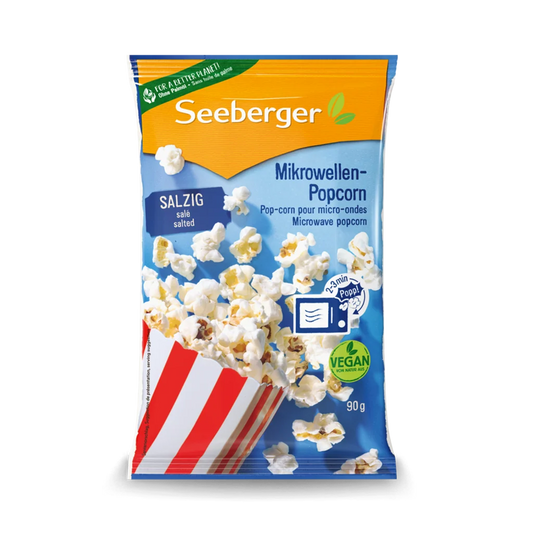 Seeberger Mikrowellen-Popcorn salzig 90 g / Seeberger Mikrodalga Tuzlu Popcorn 90 g