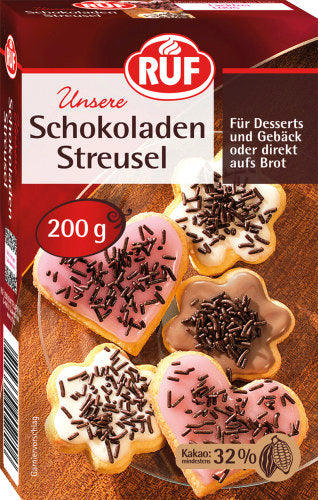 RUF Schokoladen Streusel 200 g / RUF Cikolata Serpme 200 g